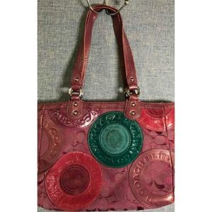 Coach Women's Multi Color Purse